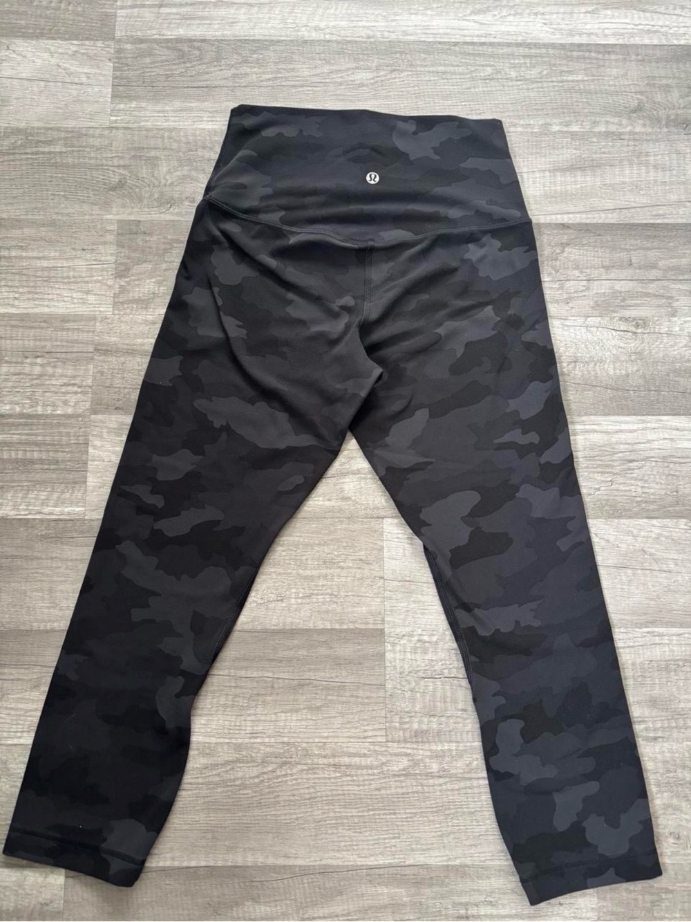 lululemon athletica Black & Dark Gray Camo  Leggings